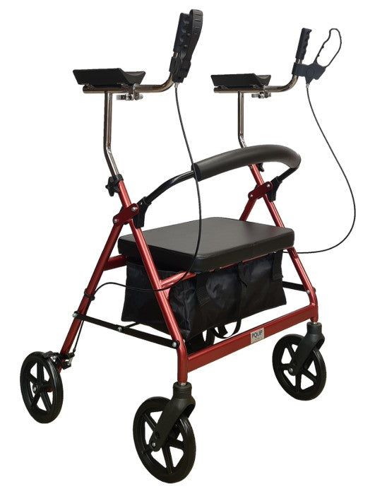 Extra Wide Heavy Duty Gutter Arm Rollator Mobility Support Get