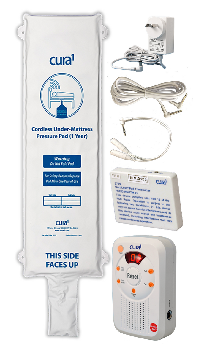 Cura 1 UnderMattress Sensor Kit Bed Monitoring Get About Mobility