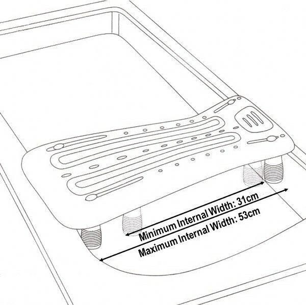 Sturdy HeavyDuty Bath Board for Safer Bathing Get About Mobility