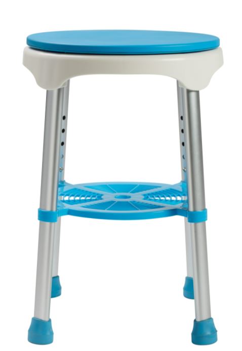 Delta S34 Shower Stool - Cushioned Swivel Seat – Get About Mobility