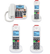Care920-3 Amplified Big Button Phone with Cordless Handset X 3