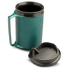 Double wall insulated mug with large handle