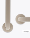 Almond Ivory Ripple - Concealed Fix 32mm