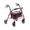 Heavy duty walker suitable for outdoors with padded seat in Reinforced Steel