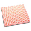 Saf pink cushion with gel permeated shock absorbent foam