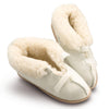 Closed to sheepskin slippers 