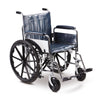Durable steel folding frame Warrior Plus wheelchair with a 500mm width seat