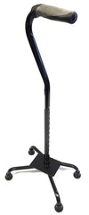 Quad Stick Small Base - Black with TPR Handle - Left or Right