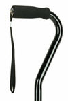 Offset Handle Walking Stick With Foam Grip