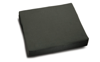 SQUARE VISCOELASTIC PRESSURE RELIEF CUSHION WITH MEMORY FOAM AND COCCYX  CUT-OUT