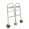 Care Quip Walking Frame - Folding With Front/Rear Wheels